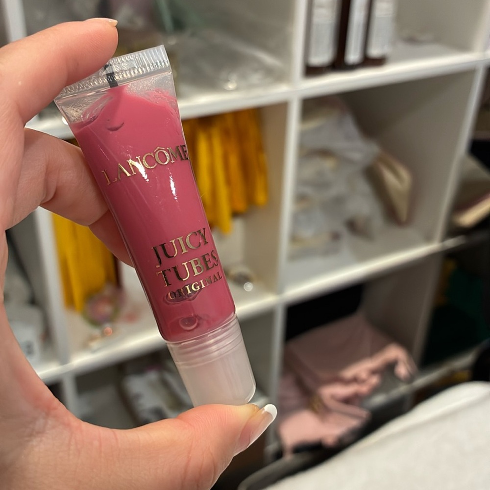 One Lancôme Juicy Tubes Original Lip Gloss - Rosy Pink